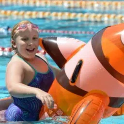 Ride On fish (IND*30) Swimming Pool Multicolor Inflatable Pool Accessory-35