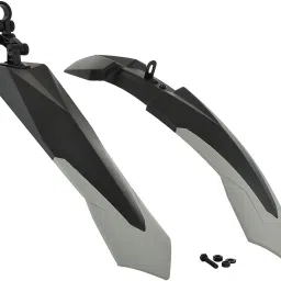 shrenik Bicycle Fender For Cycle Plastic Mudguard MTB Mountain Bikes Dual Color Clip-on Front & Rear Fender image 2