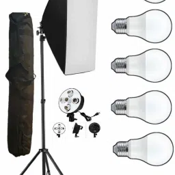 Hiffin Softbox Led 5 Point Lighting Kit Mark 1, 5 Holder kit Set of 1 Tripod Kit-16
