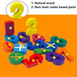 buy surety Counting Numbers Puzzle Board Mathematical Signs 0to9 Math Counting Blocks image 2