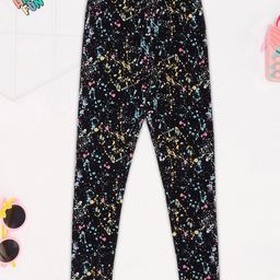 Pantaloons Junior Girls Printed Ankle-Length Leggings-picture-45
