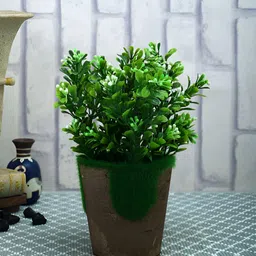 TAYHAA Brown Artificial Plant With Pot-image-49