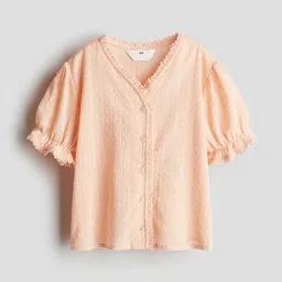 H&M Girls Lace-Trimmed Cotton Blouse-picture-25