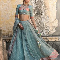 Baise Gaba Embroidered Beads and Stones Ready to Wear Lehenga & Blouse With Dupatta-image-13