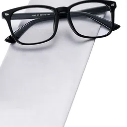 LEGEND EYEWEAR Unisex Mirrored Lens & Black Square Sunglasses with-image-84