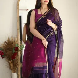 Parampara Ethnic Woven Design Pure Silk Banarasi Saree-picture-41