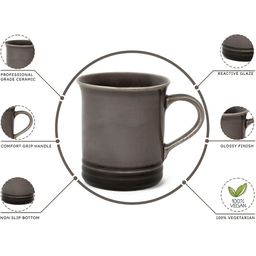 BODHI HOUSE Grey Solid Ceramic Glossy Cups Set of Cups and Mugs image 4