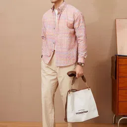 StyleCast Men Opaque Checked Casual Shirt-image-13