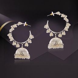 zarmar fashion Gold-Plated Jhumka Earrings-image-52