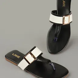 Lavie Women Open Toe Flats with Buckles-12