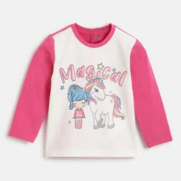 Chicco Girls Printed Applique T-shirt-14