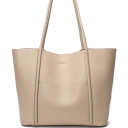 PURPLEHUNT Women Textured Leather Oversized Structured Shoulder Bag-picture-19