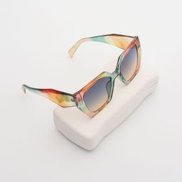 PELLE LUXUR Women Rectangle Sunglasses with UV Protected Lens PL25GS332-image-92