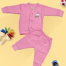 INFERNO Infants Pack Of 2 Striped Combed Cotton Thermal Set-41