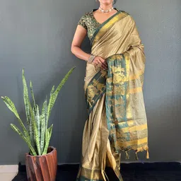 Panzora Woven Design Zari Saree-image-64