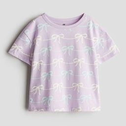 H&M Printed Jersey Top-image-16