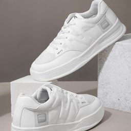 FCUK Men Woven Design Round-Toe Sneakers-picture-40