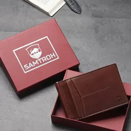 SAMTROH Men Leather Two Fold Wallet-image-47