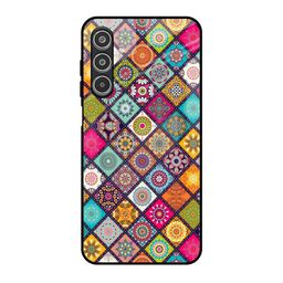QRIOH Mandala Printed Samsung Galaxy A26 5G Glass Back Case-picture-1