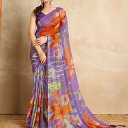 KALINI Floral Printed Saree-50