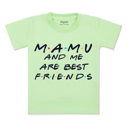 Arvesa Kids Typography Printed T-shirt-image-80