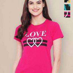 Metronaut Women Typography 3 Printed Applique T-shirt-picture-32
