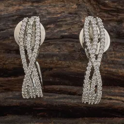Kushal's Fashion Jewellery Classic Half Hoop Earrings-23