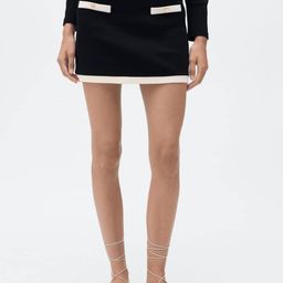 MANGO Pure Cotton Mini Pencil Skirt-picture-44