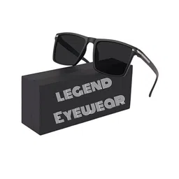 LEGEND EYEWEAR Unisex Square Sunglasses with UV Protected Lens SGLGPZGZHYRKN4ES-picture-0