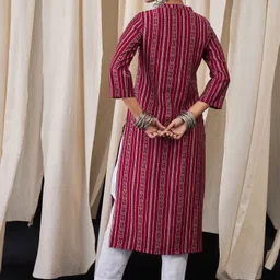 Anouk Women Printed Chanderi Silk Kurta-image-81