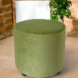 Ikiriya Green Wooden Round Ottomans-image-38
