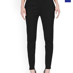 MIXFIT Women Pack Of 2 Slim Fit High-Rise Trousers-picture-23