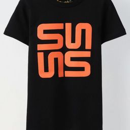 SPUNKIES Boys Typography Printed Applique T-shirt-24
