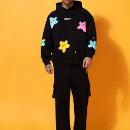 GRIFFEL Men Printed Hooded Winter Tracksuits-image-79