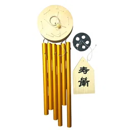 The Spiritual Living Yellow 6-Pipes Windchime-picture-39