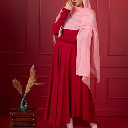 Dupatta Bazaar Ethnic Motifs Embroidered Dupatta with Thread Work image 5