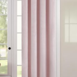 IVAZA Peach Polyester Long Door Curtains-18