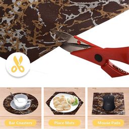 Kuber Industries Brown Set of 3 Regular Shelf Liner Organisers image 4