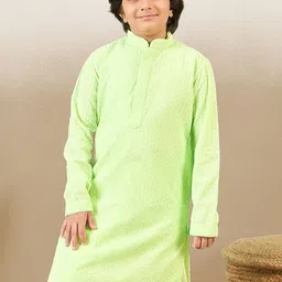 YK Boys Cotton Embroidered Chikankari Kurta-picture-54