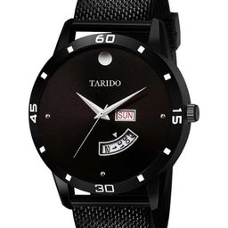 TARIDO Men Embellished Dial & Ceramic Bracelet Style Straps Analogue Watch TD-3133SM01-picture-16