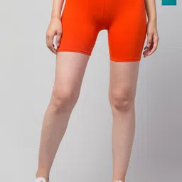 DRAXSTAR Women Pack of 2 Skinny Fit Low-Rise Cycling Sports Shorts-picture-30