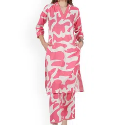 BAESD Women Printed Regular Kurta with Palazzos-28