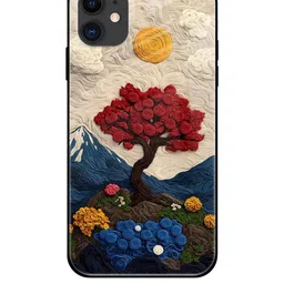 QRIOH Floral Printed iPhone 12 Mini Back Case Mobile Accessories-picture-4