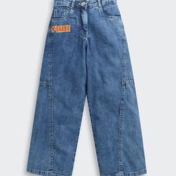 Tiny Girl Barbie Wide Leg Mid-Rise Printed Jeans-picture-33