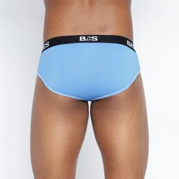 BASIICS by La Intimo Pack Of 3 Thigh High Low Rise Basic Briefs - IBCSBR040C145 image 2