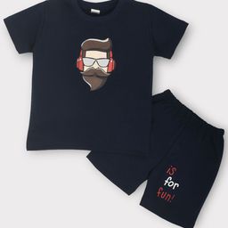 BAESD Boys Printed T-shirt with Shorts-image-47