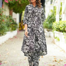 BAESD Floral Printed Top & Trousers Co-Ords-image-28