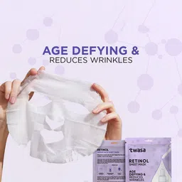 Twasa Set Of 5 Retinol Sheet Mask For Anti Aging - 20 g Each image 2
