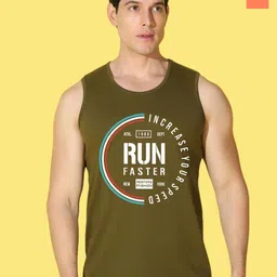 WOOSTRO Pack Of 2 Printed Combed Cotton GymInnerwear VWS26(BKLN ORANGE)(RUN OLIVE)-image-44