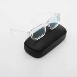 PELLE LUXUR Unisex Rectangle Sunglasses with UV Protected Lens PL25GS32-image-24